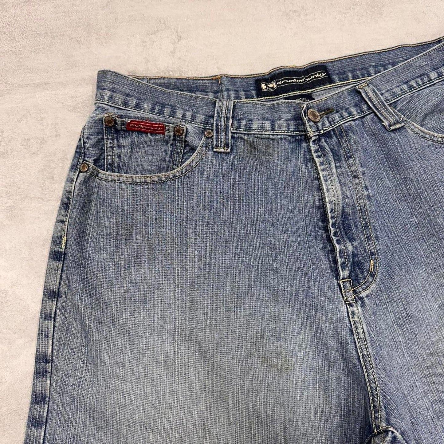Baggy Drunknmunky jorts W34 baggy wide leg 90s style skater shorts