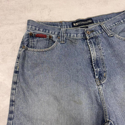 Baggy Drunknmunky jorts W34 baggy wide leg 90s style skater shorts