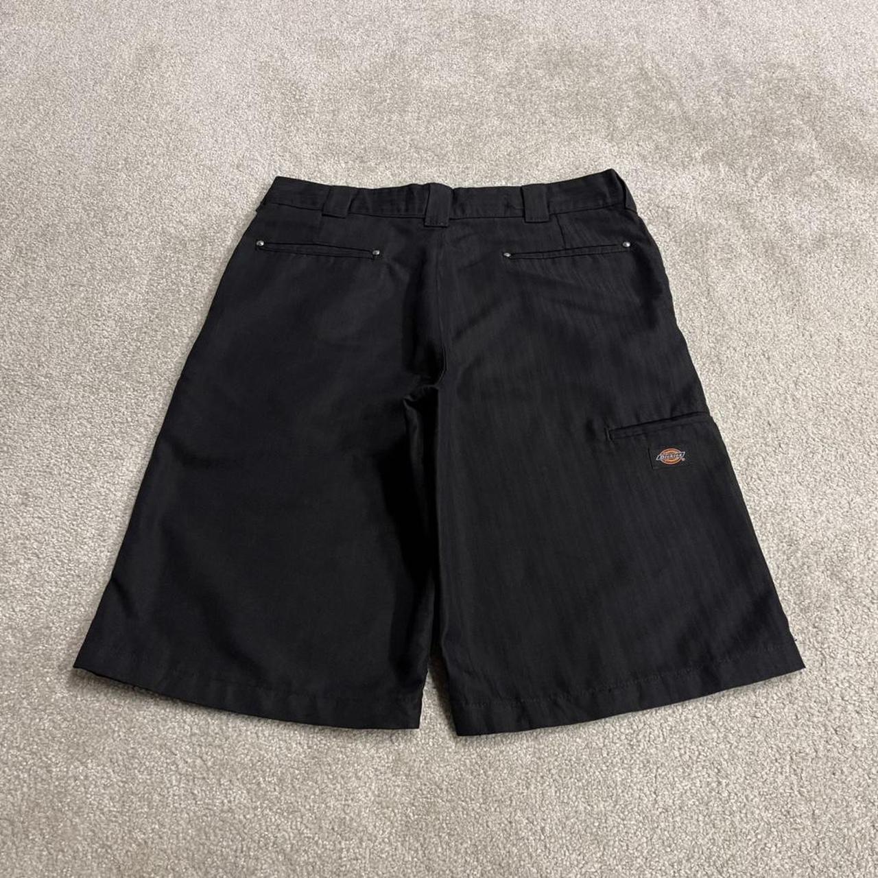 Dickies stripe chino shorts carpenter black Chino skater / surf shorts stripey baggy