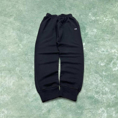 Champion sweatpants black cuffed joggers Slim embroidered tracksuit bottoms