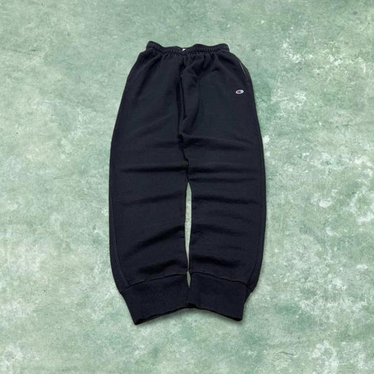 Champion sweatpants black cuffed joggers Slim embroidered tracksuit bottoms