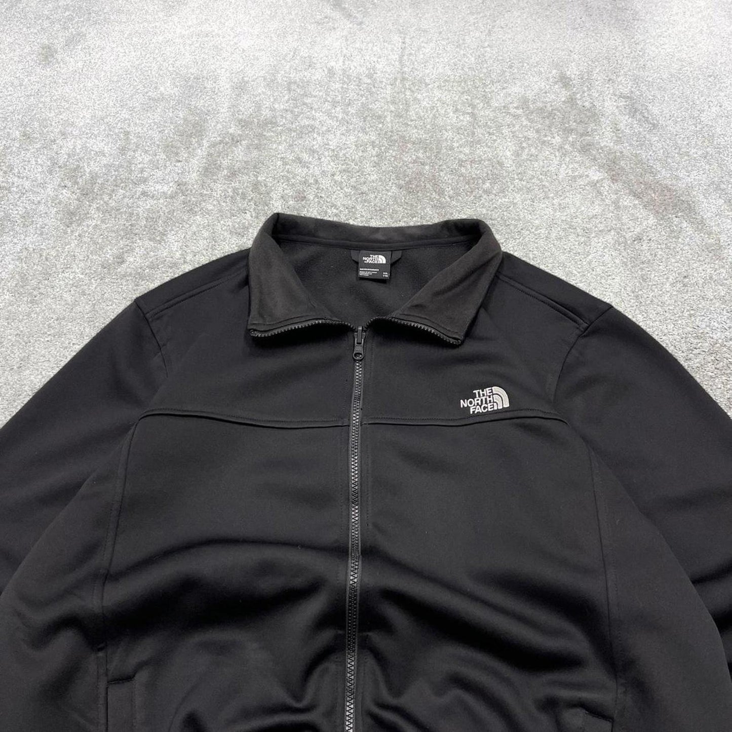00s North Face technical windbreaker jacket men's black 2XL y2k style soft shell coat autumn