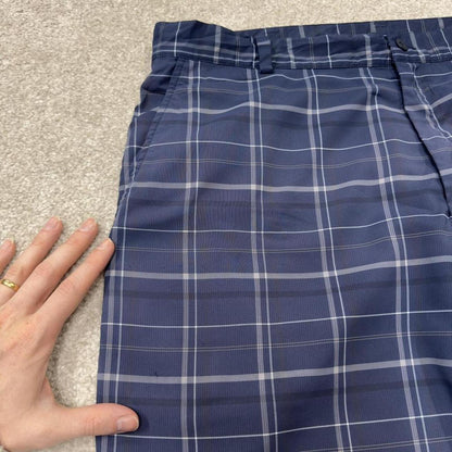 Checkered Nike Golf sports shorts y2k navy Casual style comfy loose floaty summer gym shorts