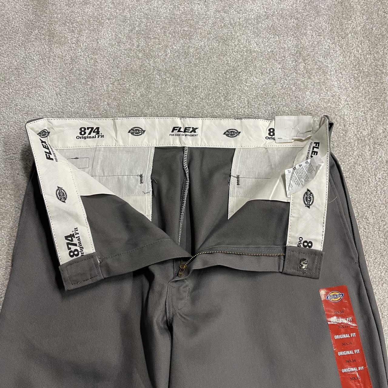 Dickies 874 pants grey original fit W36L34 Chino style skate work trousers