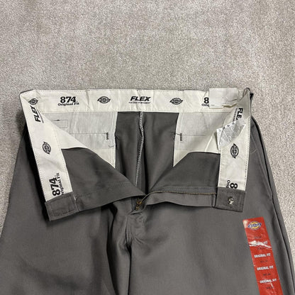 Dickies 874 pants grey original fit W36L34 Chino style skate work trousers
