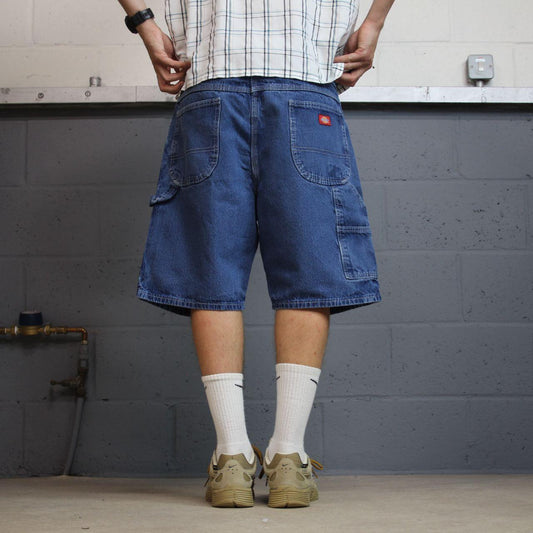 Dickies baggy denim shorts y2k carpenter blue Loose surf skater summer cargo shorts