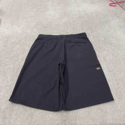 Dickies carpenter chino shorts black Loose long leg skater / surf shorts festival