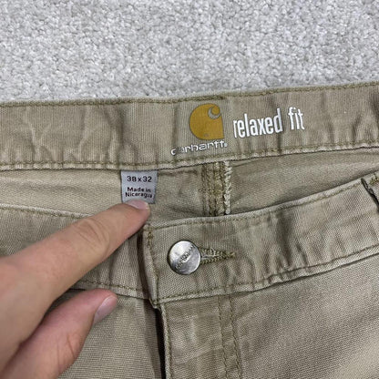 Carhartt carpenter shorts cargo khaki Relaxed fit skater style summer work shorts