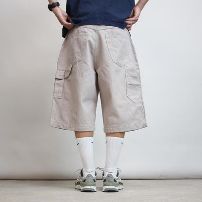 Baggy FUBU carpenter jorts W36 wide leg 90s style denim skater Y2K