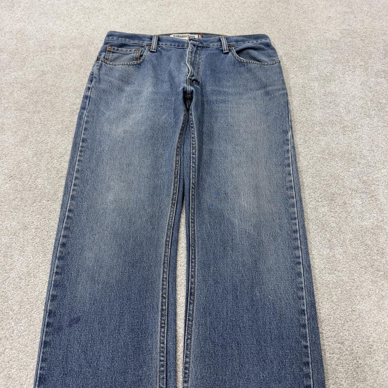Levi’s 505 jeans y2k W34L32 blue denim Levi’s straight leg red tab logo 2000s style pants