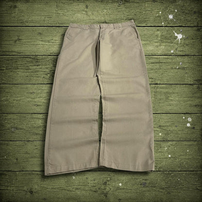 Dickies carpenter pants W34L32 khaki slim fit Chino style skate work trousers