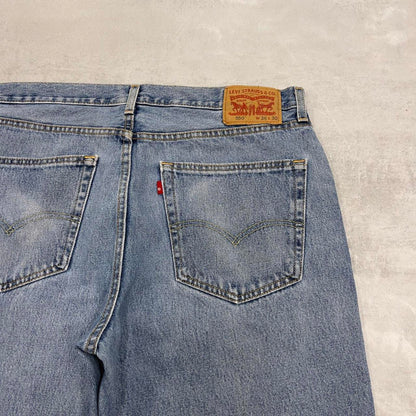 Baggy Levis 550 jeans W36 L30 blue loose 90s relaxed style skater jeans red tab logo
