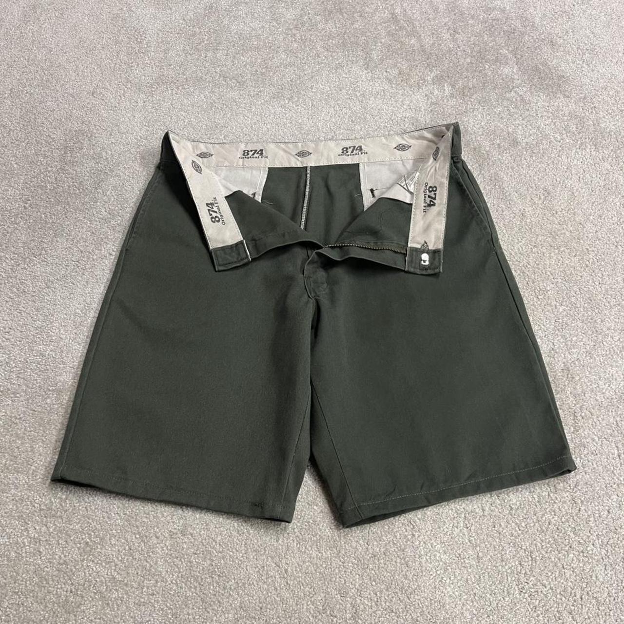 Dickies 874 shorts y2k original fit green Twill chino skater surf style shorts
