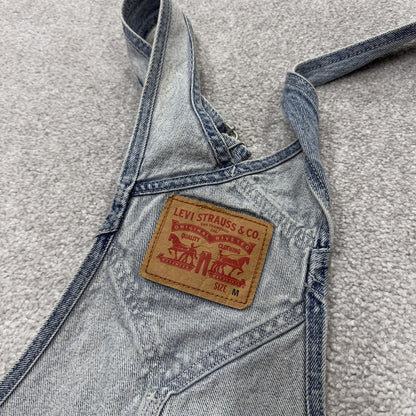 Vintage Levi’s red tab logo dungarees 00s denim overalls blue