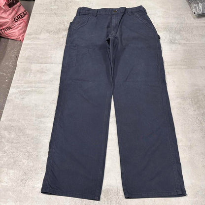 Baggy Carhartt carpenter pants W38L34 navy wide leg 90s style cargo trousers