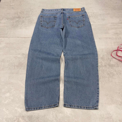 Levis 550 jeans W36L30 blue loose relaxed 90s style skater jeans red tab logo