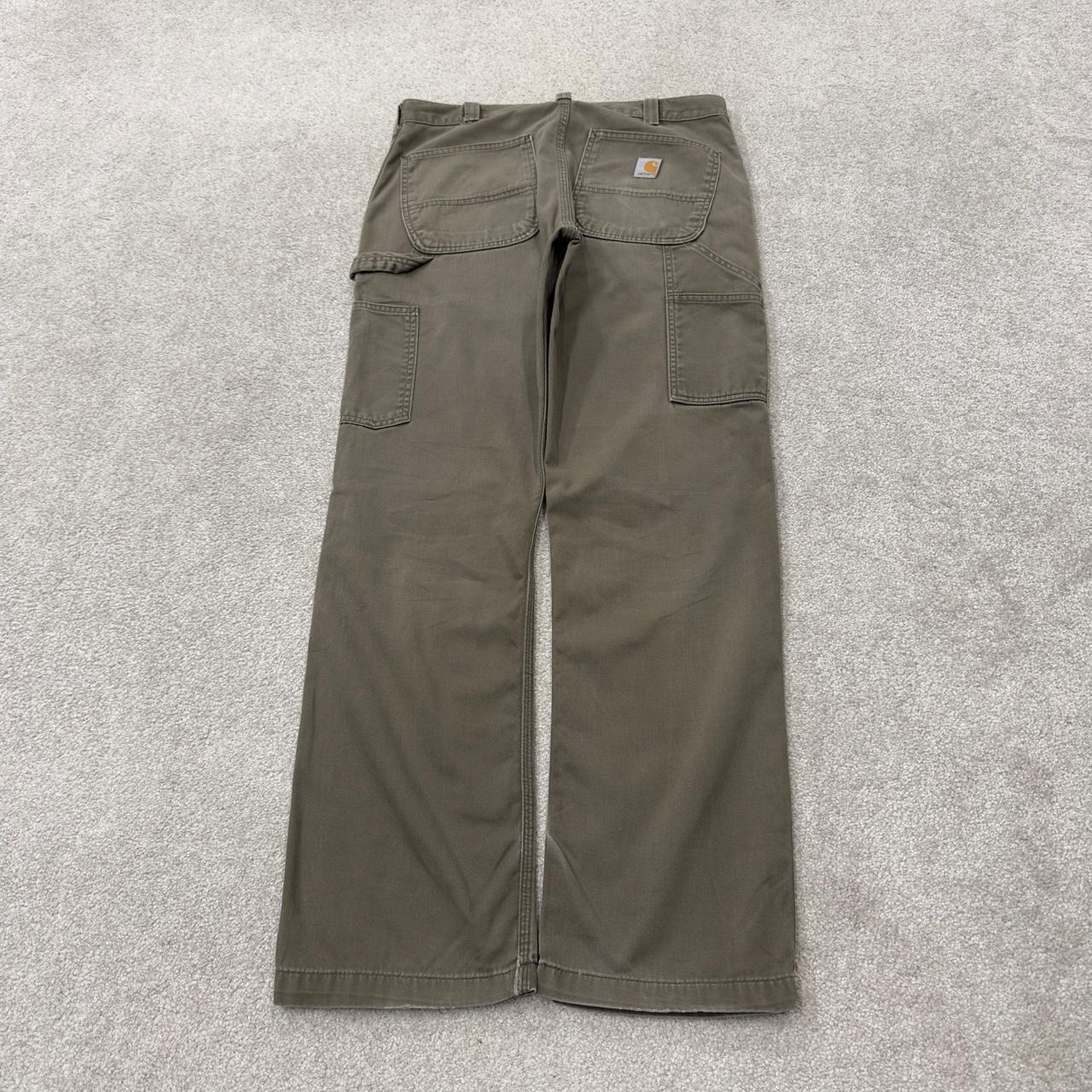 Carhartt carpenter pants relaxed y2k green