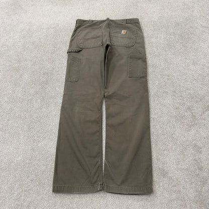 Carhartt carpenter pants relaxed y2k green