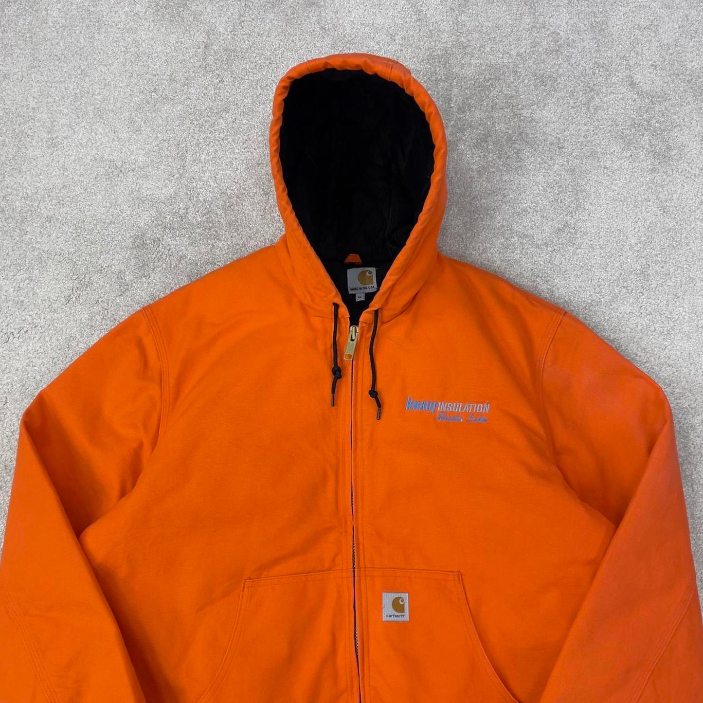 Vintage Carhartt hooded active jacket XL