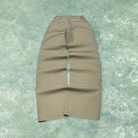 Vintage y2k work pants loose Khaki beige Chino style skate trousers EWC vintage workwear