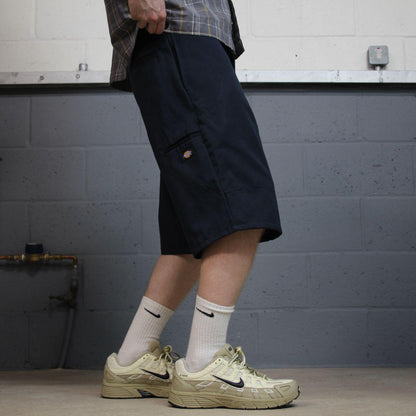 Dickies chino shorts loose fit carpenter navy Chino style skater shorts loose long leg festival