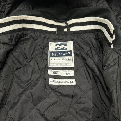 00s Billabong technical ski jacket M women's y2k varsity style hooded snow boarding coat winter