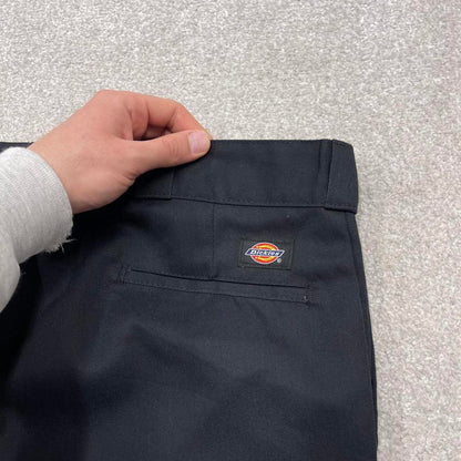 Y2k loose Dickies 874 chino work pants black Loose twill chino style skate trousers