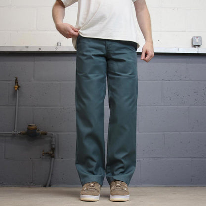 Teal Dickies skateboarding pants W30L32 twill chino style skater pants