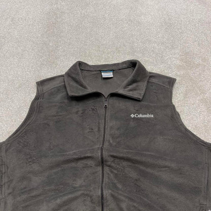 Columbia technical fleece gilet 3XT grey men’s full zip up autumn tech casual outdoors