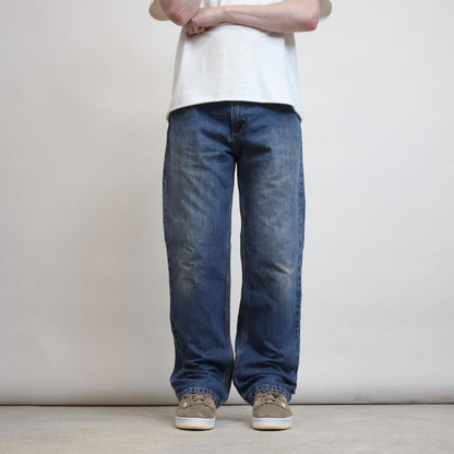Mens vintage Carhartt jeans W38 L32 relaxed straight denim 90s style jeans