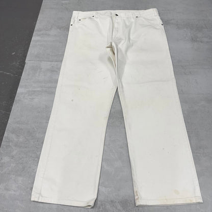 White Dickies jeans W42L32 loose 90s workwear skate style pants