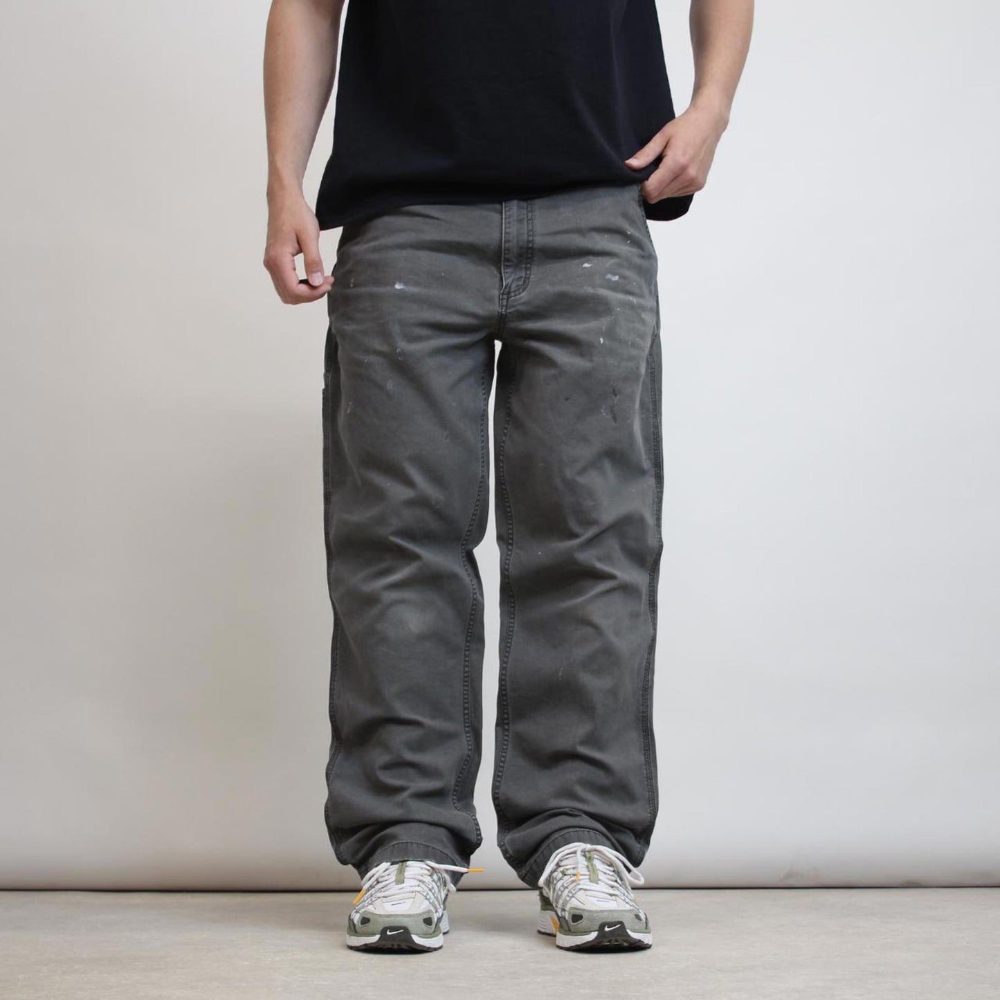 Carhartt carpenter pants W38 L34 grey Loose relaxed fit skate pants