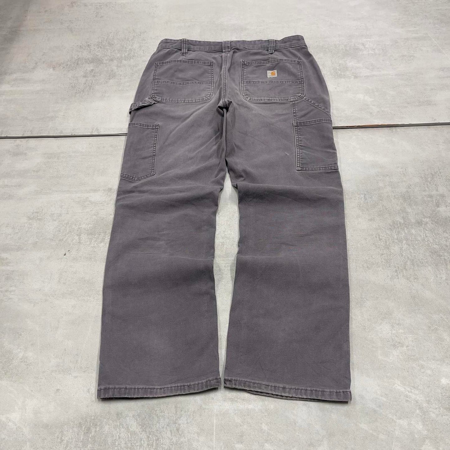 Grey Carhartt carpenter jeans size 10 W32L30 women's y2k 90s style cargos