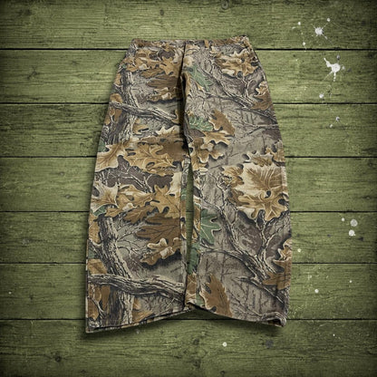 Wrangler Realtree camo jeans Y2K khaki Straight fit advantage forest camouflage pants