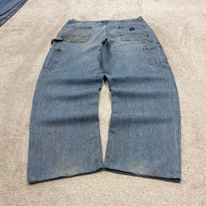 Blue Carhartt carpenter jeans W38L30 loose baggy denim original fit 90s skater style cargo pants