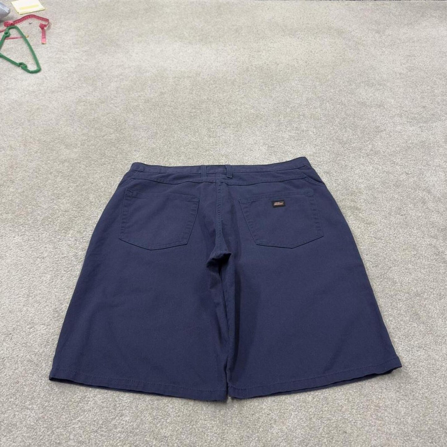 Dickies y2k shorts loose leg navy Twill chino skater style shorts