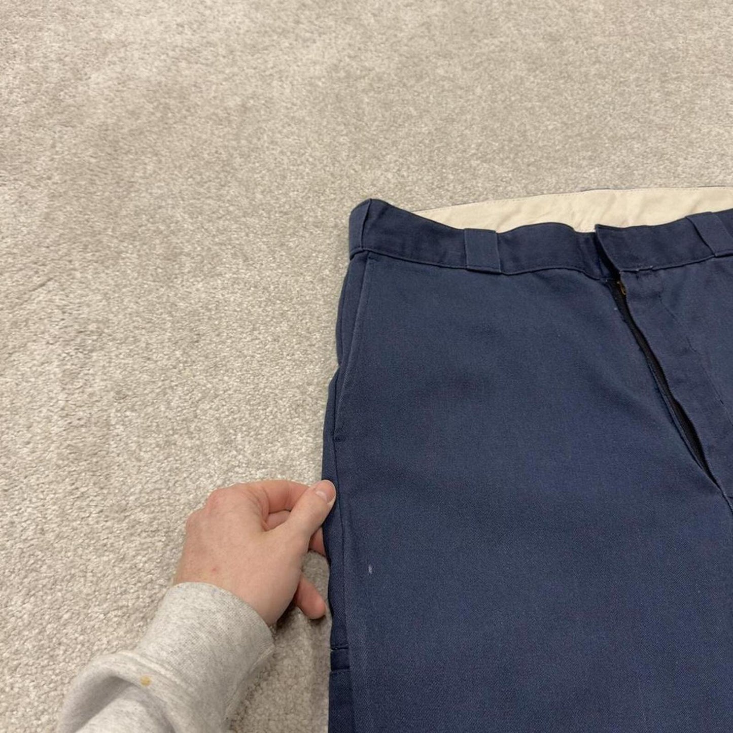 Dickies baggy carpenter shorts navy Twill chino skater style shorts wide long leg