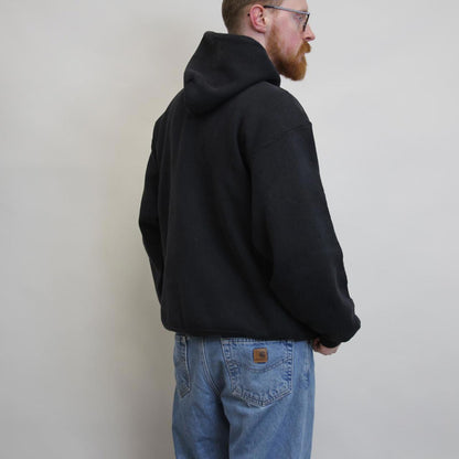 Black Russell Athletic hoodie Large Thick pullover jumper FURY baseball