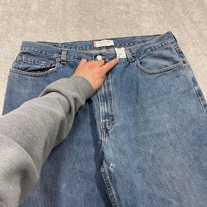 Baggy Levis 560 jeans y2k 90s style W40L30 red tab logo 5 pocket denim pants skater comfort fit