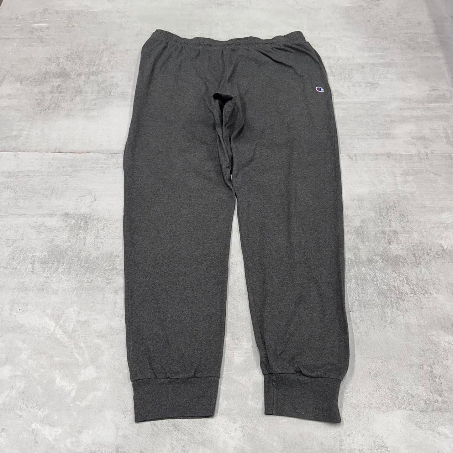 Y2k Grey Champion Cargo Joggers XXL mens loose sweatpants print logo