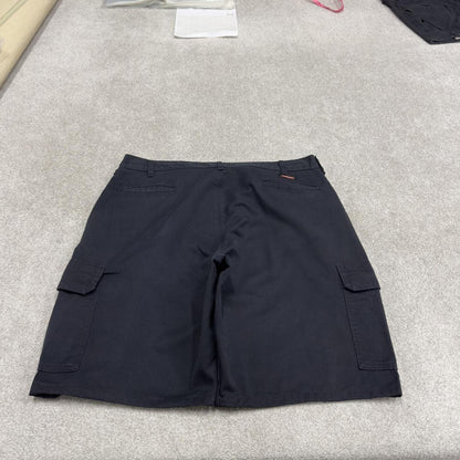 Y2K Dickies baggy cargo shorts black W40 Loose fit skater style chino