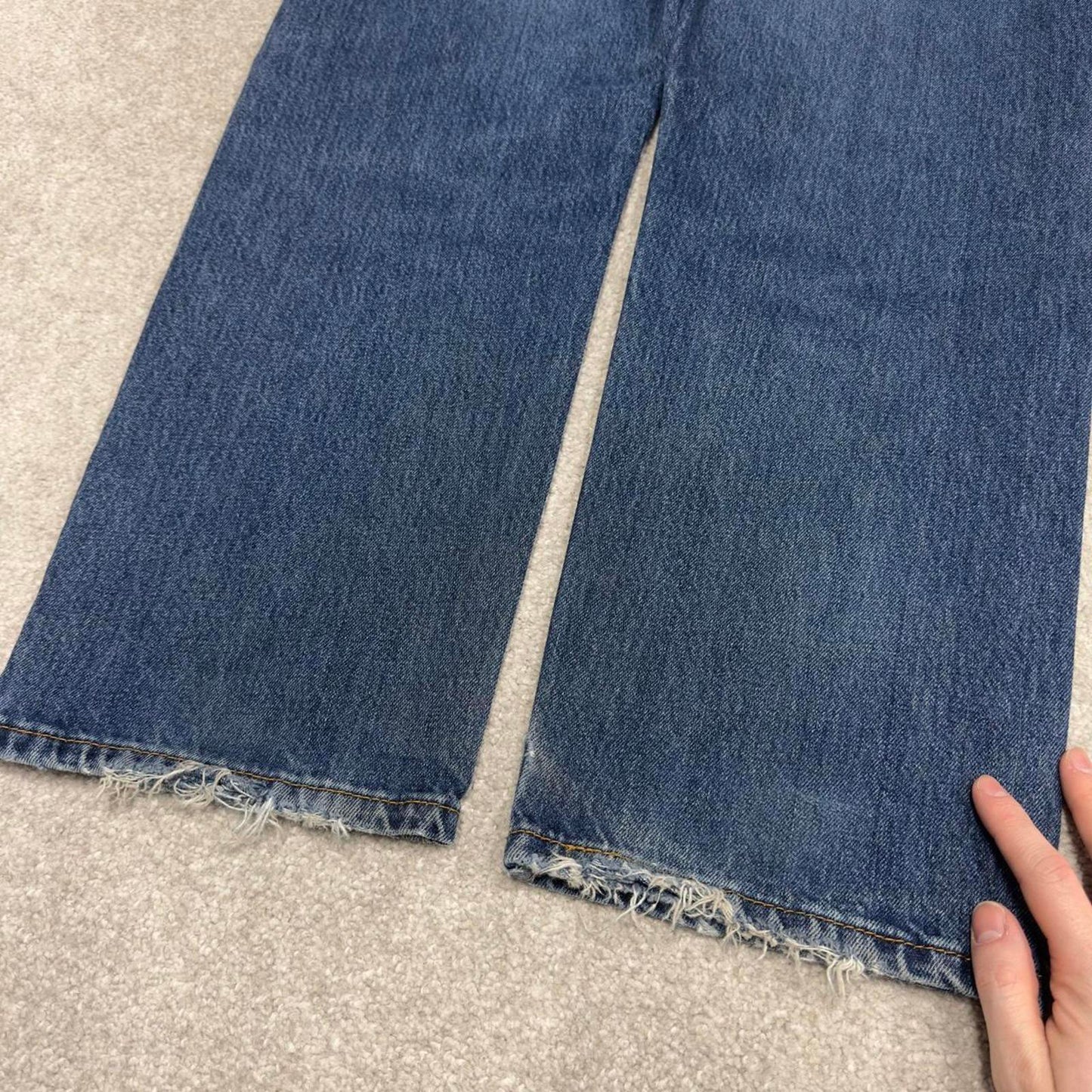 Y2K Levi’s 505 jeans straight leg blue Straight fit denim pants red tab logo