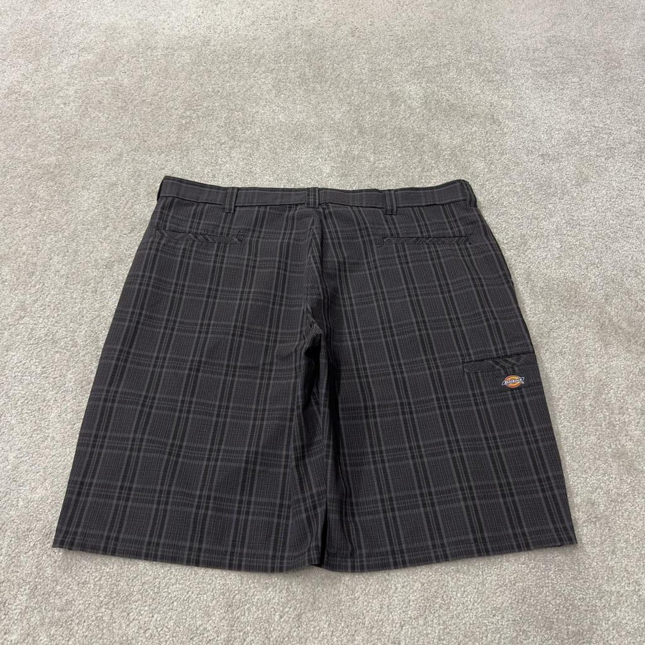 Dickies checkered chino shorts carpenter grey black Chino skater / surf shorts loose fit festival