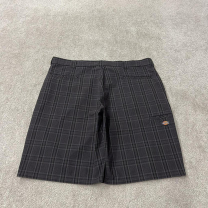 Dickies checkered chino shorts carpenter grey black Chino skater / surf shorts loose fit festival