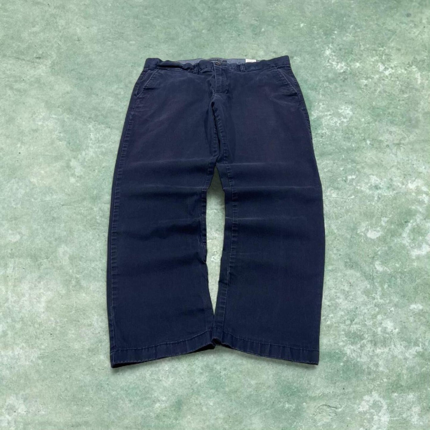 Y2K Tommy Hilfiger chino pants navy 34x30 Loose casual summer trousers