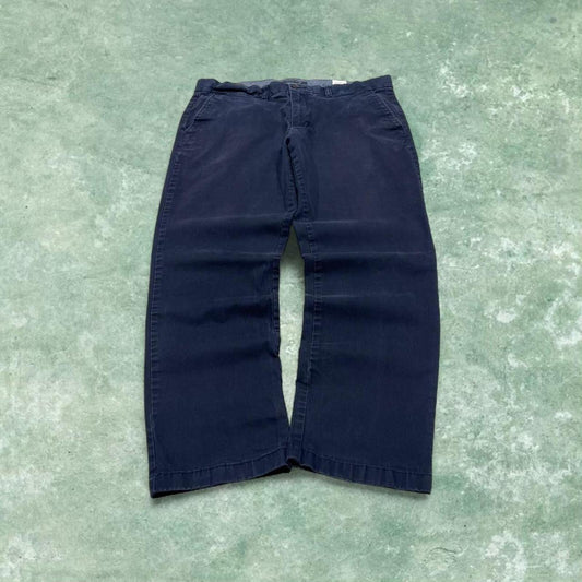 Y2K Tommy Hilfiger chino pants navy 34x30 Loose casual summer trousers