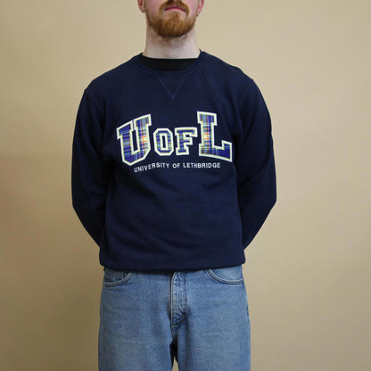 Blue vintage Russell sweatshirt S