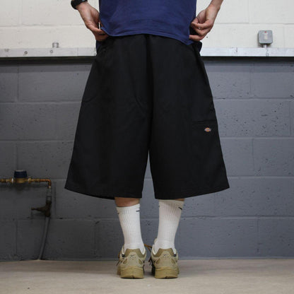 Dickies baggy chino shorts carpenter black Chino style skater shorts long wide leg festival