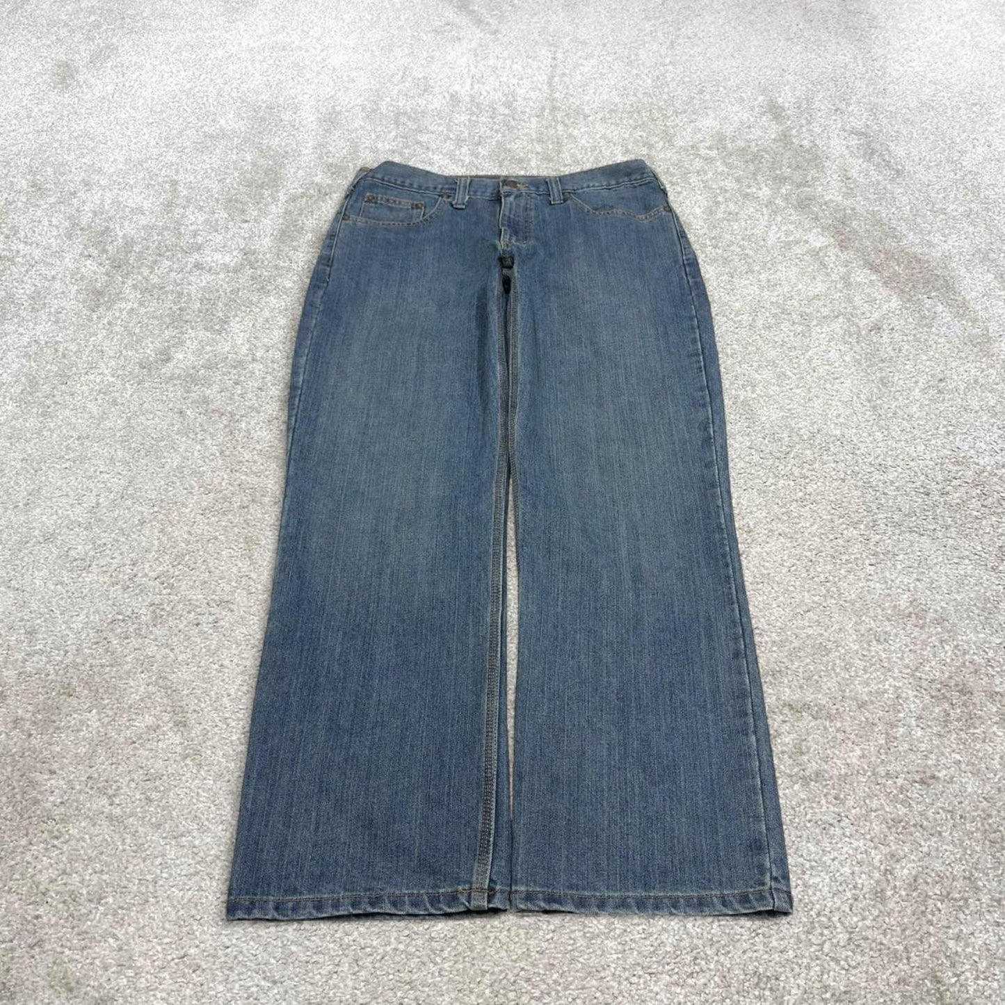 Carhartt jeans y2k denim work pants blue straight leg denim skate surf style pants