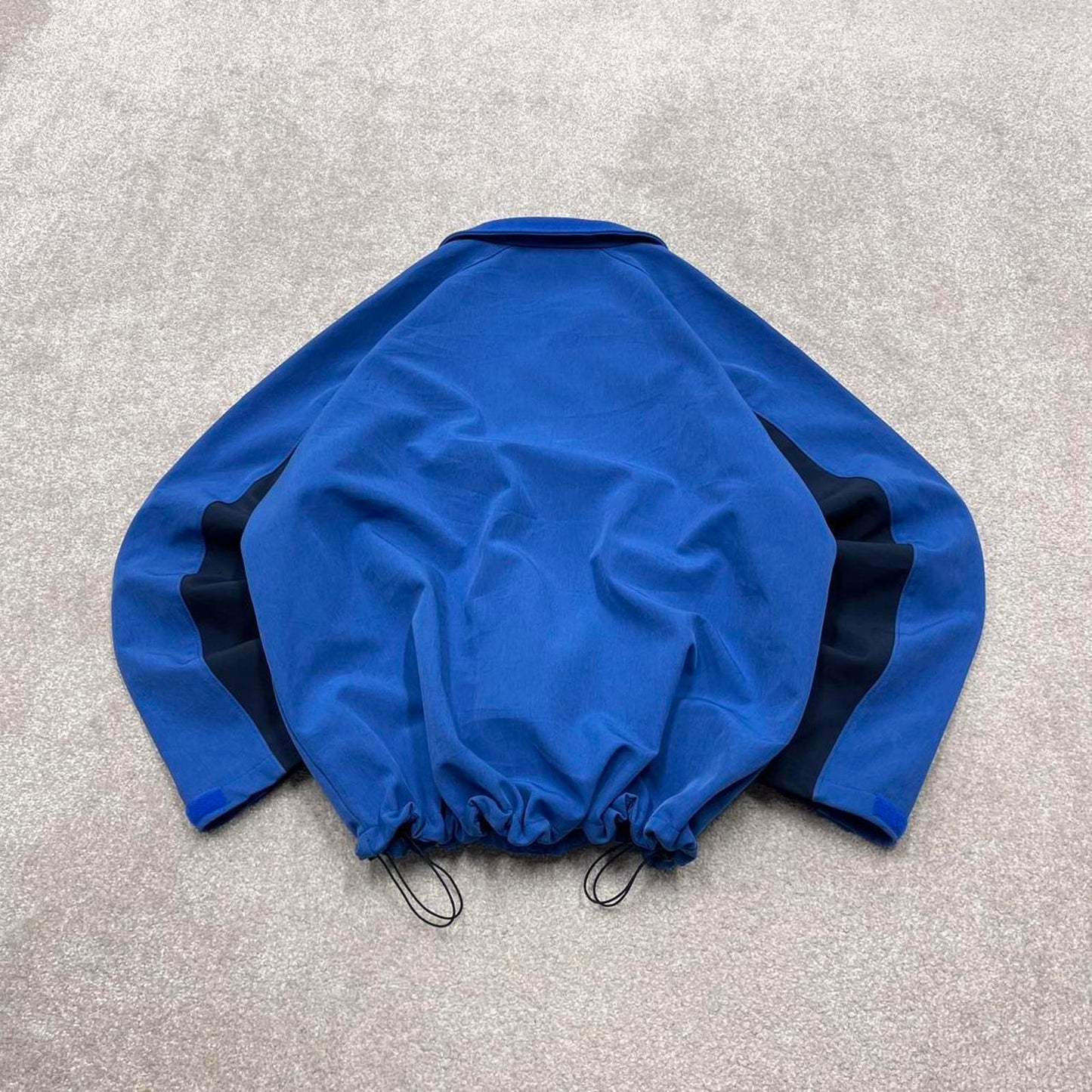 00s Columbia technical windbreaker jacket men's blue y2k style soft shell adjustable autumn
